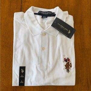 NWT U.S. Polo Assn. Men’s White Polo